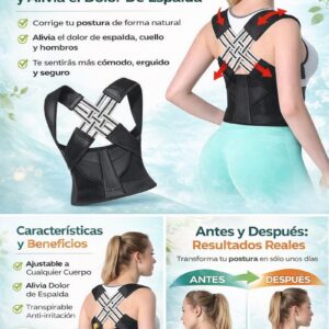 Chaleco Corrector De Postura Cruzado win